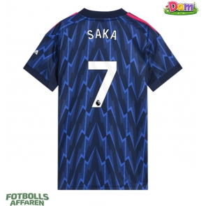 Arsenal Bukayo Saka #7 Bortatröja Kvinnor 2025-26 Kortärmad